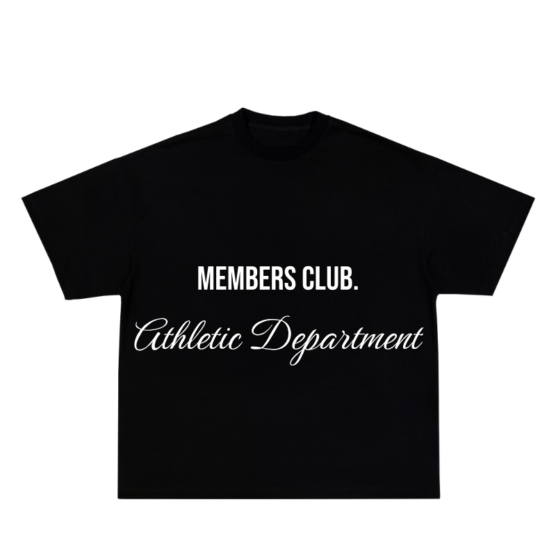 Black Upto Boxy Tee